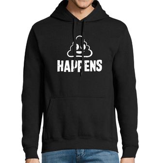 Obrázek 1 produktu Pánská mikina Shit Happens Poop Emoji