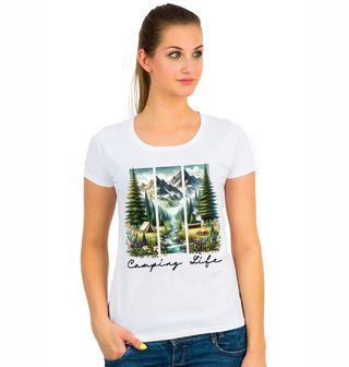 Obrázek 1 produktu Dámské tričko Život v Horách Camping Life
