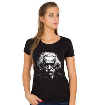 Obrázek 1 produktu Dámské tričko Temná Tvář Génia Alberta Einsteina