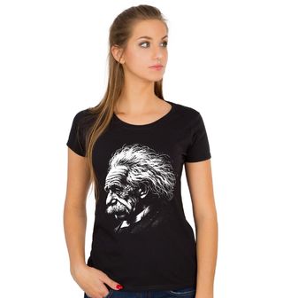 Obrázek 1 produktu Dámské tričko Zamyšlený Albert Einstein