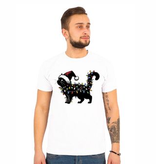 Obrázek 1 produktu Pánské tričko Černá Kočka se Světýlky
