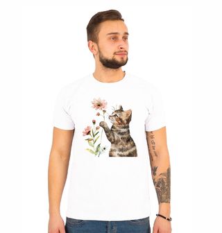 Obrázek 1 produktu Pánské tričko Malé Kotě v Zahradě