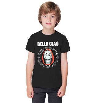 Obrázek 1 produktu Dětské tričko Bella Ciao La Casa De Papel Papírový dům (Velikost: 9-11)