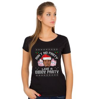 Obrázek 1 produktu Dámské tričko Vánoční Diddyho Párty