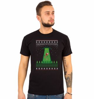 Obrázek 1 produktu Pánské tričko Únos Santy Clause UFO Ugly Sweater