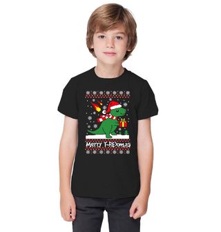 Obrázek 1 produktu Dětské tričko Vánoční T-Rex Merry T-Rexmas