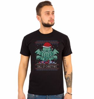 Obrázek 1 produktu Pánské tričko Volání Vánoc Cthulhu Call of Christmas