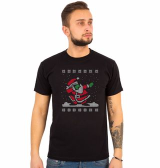 Obrázek 1 produktu Pánské tričko Vánoční Dabující Santa