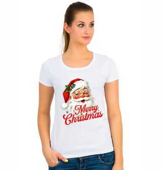 Obrázek 1 produktu Dámské tričko Veselý Santa