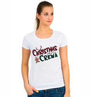 Obrázek 1 produktu Dámské tričko Vánoční Parta Perníčků Christmas Crew