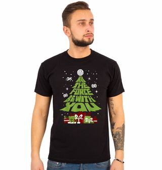 Obrázek 1 produktu Pánské tričko Síla Vánoc ať je s tebou Star Wars