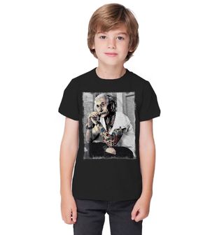 Obrázek 1 produktu Dětské tričko Potetovaný Einstein (Velikost: 7-8)