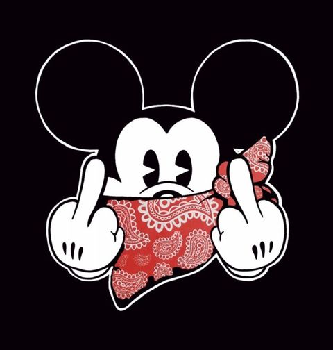 Obrázek produktu Dětské tričko Gangsta Mickey Mouse