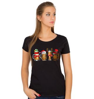 Obrázek 1 produktu Dámské tričko Vánoční Půllitry