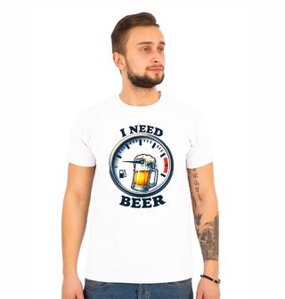 Obrázek 1 produktu Pánské tričko Nádrž na Pivo I Need Beer