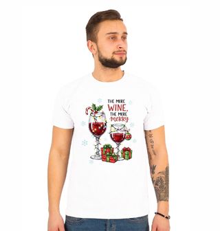 Obrázek 1 produktu Pánské tričko Vánoční Víno Radosti