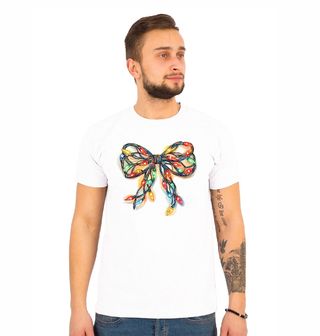 Obrázek 1 produktu Pánské tričko Vánoční Mašle ze Světýlek
