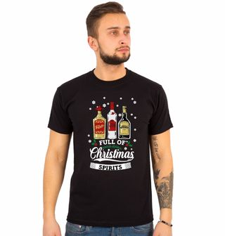 Obrázek 1 produktu Pánské tričko Vánoční Panák Christmas Spirits