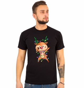 Obrázek 1 produktu Pánské tričko Vánoční Dabující Sob Rudolf