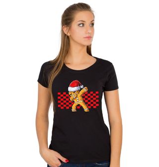 Obrázek 1 produktu Dámské tričko Dabující Perníček Dabbing Gingerbread Man