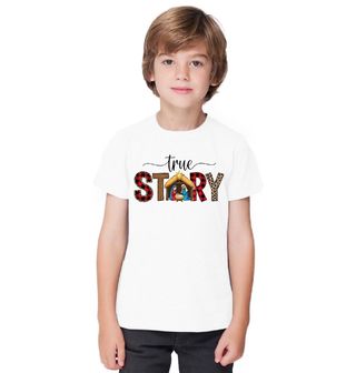 Obrázek 1 produktu Dětské tričko Vánoční Betlém True Story
