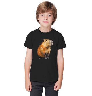 Obrázek 1 produktu Dětské tričko Elegantní Kapybara