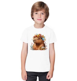 Obrázek 1 produktu Dětské tričko Boho Kapybara