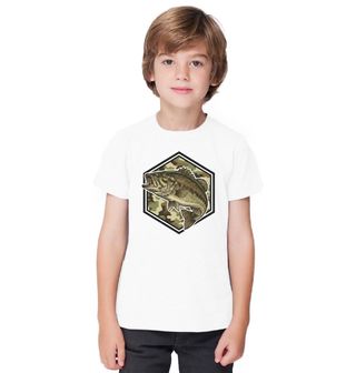Obrázek 1 produktu Dětské tričko Maskáčový Okounek Camo Bass Fish