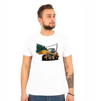 Obrázek 1 produktu Pánské tričko Vánoční Nakladač