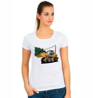 Obrázek 1 produktu Dámské tričko Vánoční Nakladač