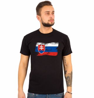 Obrázek 1 produktu Pánské tričko Vintage Vlajka Slovenské republiky