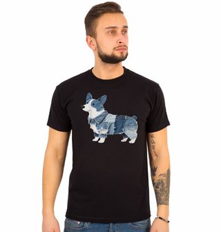 Obrázek 1 produktu Pánské tričko Džínový Corgi