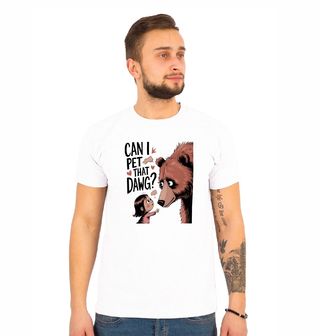 Obrázek 1 produktu Pánské tričko Můžu si pohladit toho psa?