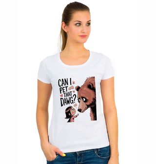 Obrázek 1 produktu Dámské tričko Můžu si pohladit toho psa?