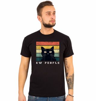Obrázek 1 produktu Pánské tričko Retro Kočka Ew People