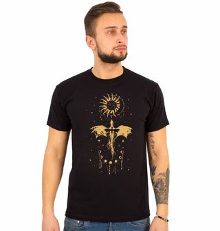 Obrázek 1 produktu Pánské tričko Astrální Drak Měsíce