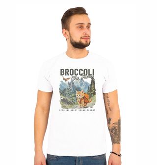 Obrázek 1 produktu Pánské tričko Odvážná Kočka Broccoli na Výpravě