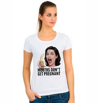 Obrázek 1 produktu Dámské tričko Z pusy neotěhotníš
