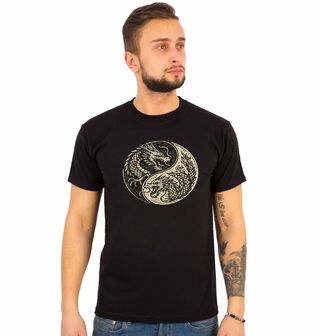 Obrázek 1 produktu Pánské tričko Jin a Jang Drak Yin Yang Dragon