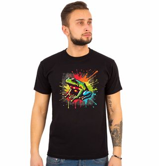 Obrázek 1 produktu Pánské tričko Barevná Žába Graffiti