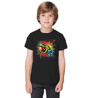 Obrázek 1 produktu Dětské tričko Barevná Žába Graffiti