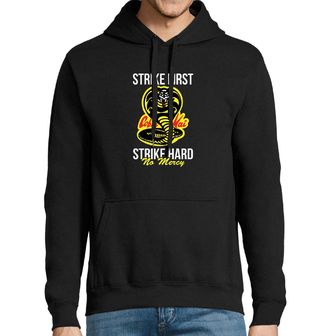 Obrázek 1 produktu Pánská mikina Cobra Kai Zaútoč První a Tvrdě
