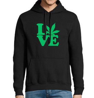 Obrázek 1 produktu Pánská mikina Láska k trávě LOVE Weed