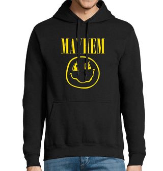 Obrázek 1 produktu Pánská mikina Hořící Smajlík Anarchie Mayhem Emoji