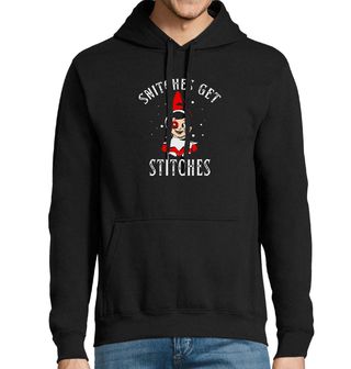 Obrázek 1 produktu Pánská mikina Elfí Práskač Snitches Get Stitches