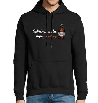 Obrázek 1 produktu Pánská mikina Šetřím vodu piju whiskey