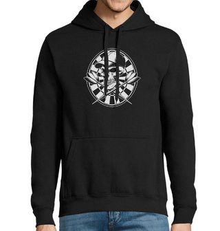 Obrázek 1 produktu Pánská mikina Smrtící Šipky Skull Dartboard