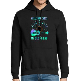 Obrázek 1 produktu Pánská mikina Temná melodie Hello Darkness, My Old Friend