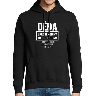 Obrázek 1 produktu Pánská mikina Děda Úřední hodiny