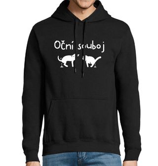 Obrázek 1 produktu Pánská mikina Pes a Kočka Oční souboj